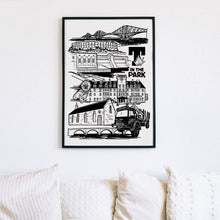 Load image into Gallery viewer, Personalised Landmark print, Bespoke gift idea