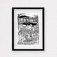 Load image into Gallery viewer, Personalised Landmark print, Bespoke gift idea