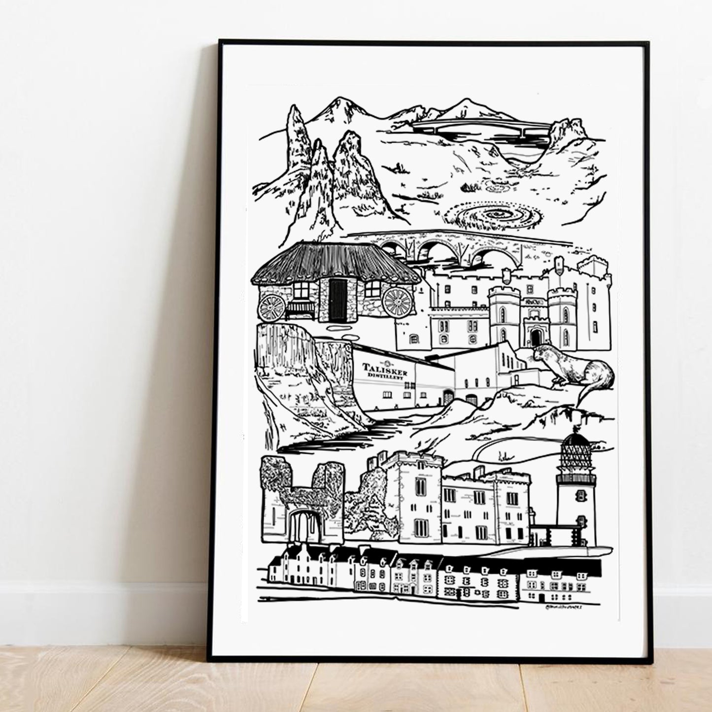 Isle of Skye art Print