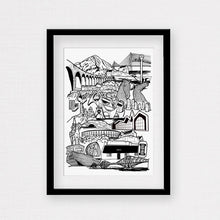 Load image into Gallery viewer, Scotland Illustration Print