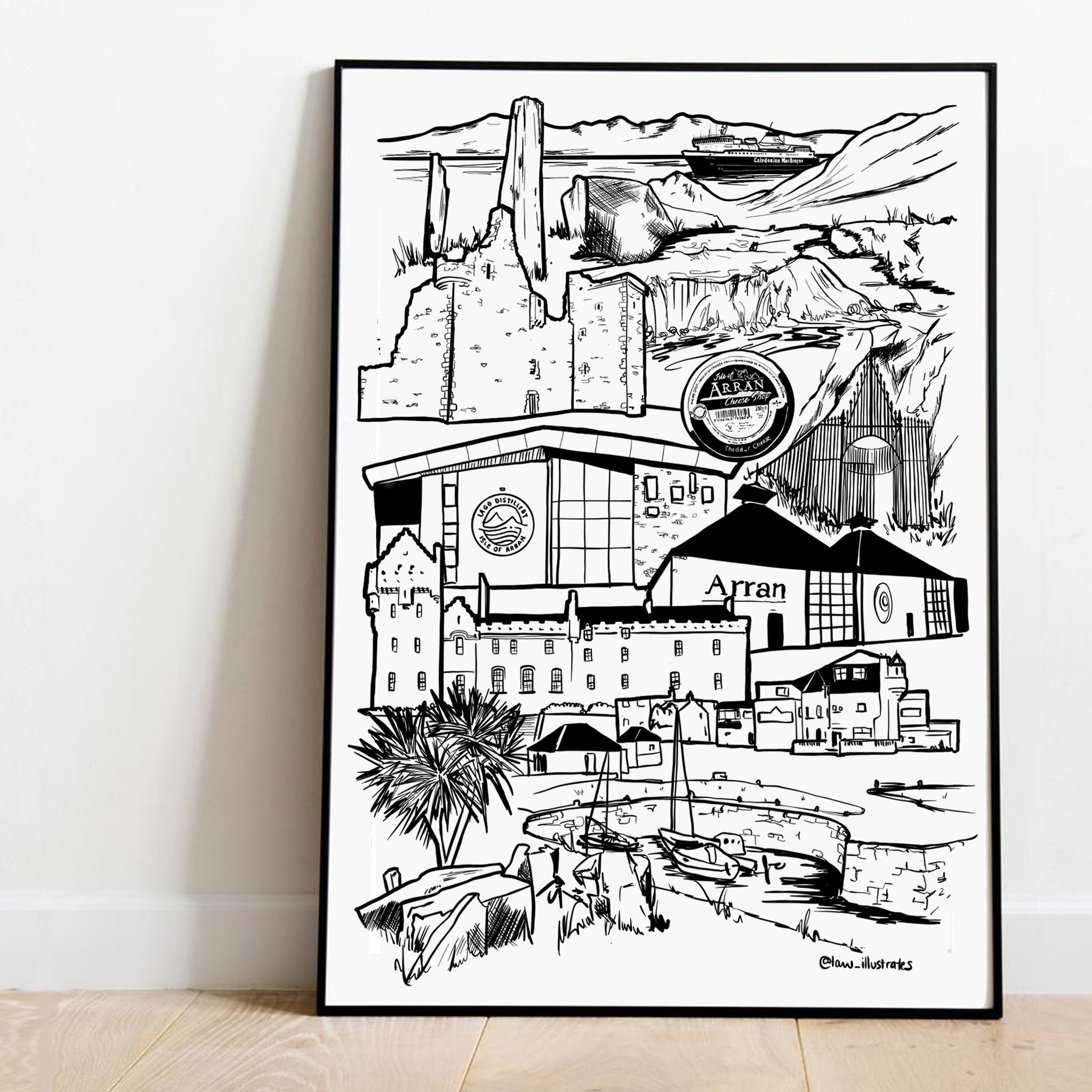 ARRAN PRINT LAW ILLUSTRATES