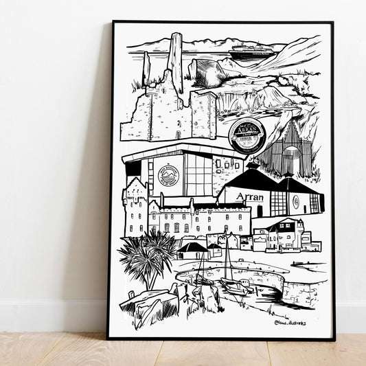 ARRAN PRINT LAW ILLUSTRATES