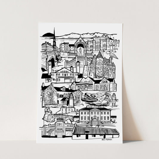 Ayrshire art print