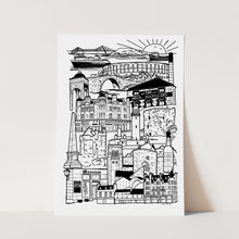 Load image into Gallery viewer, OBAN BLACK AND WHITE PRINT
