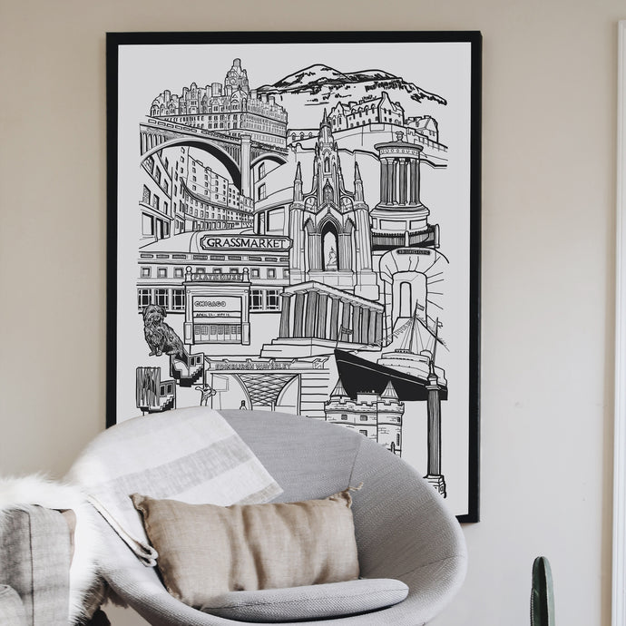 LARGE EDINBURGH PRINT