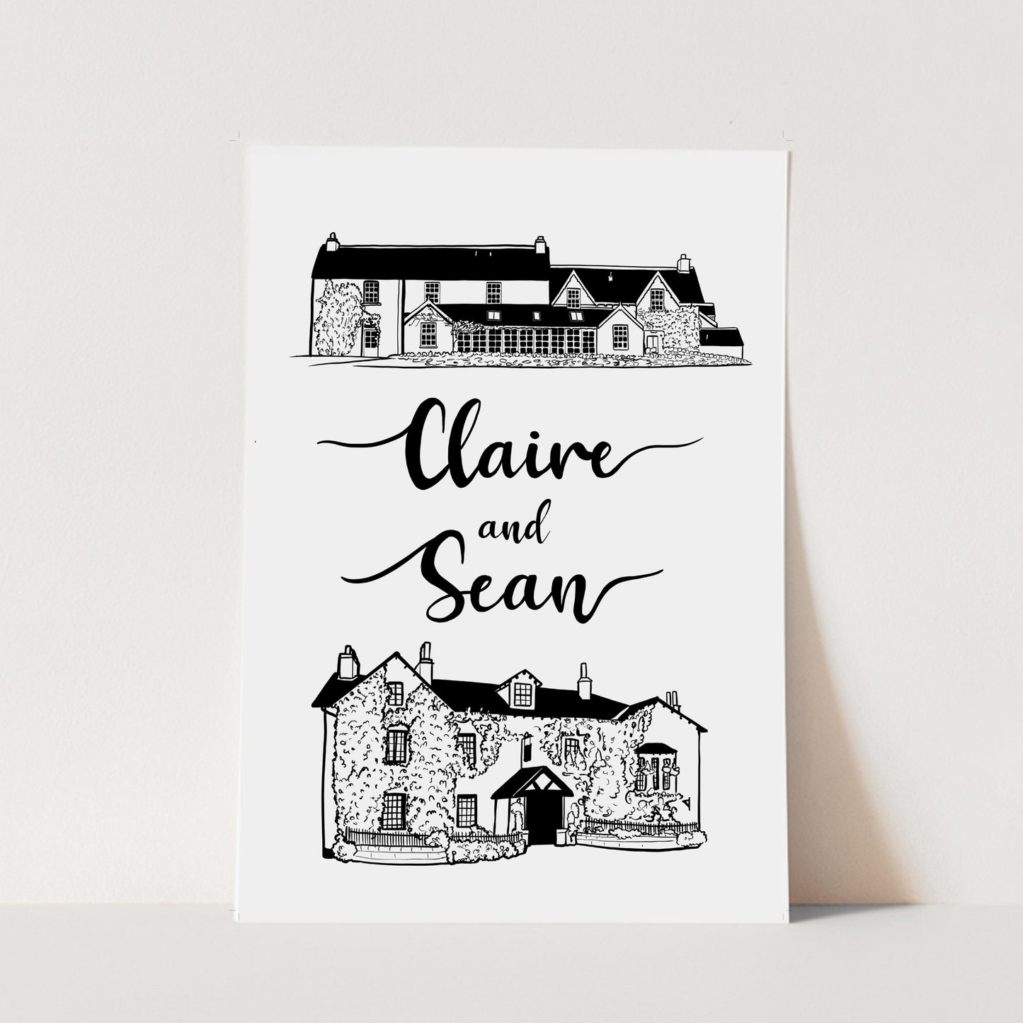 Personalised Print for Wedding Gift or Special Occasion