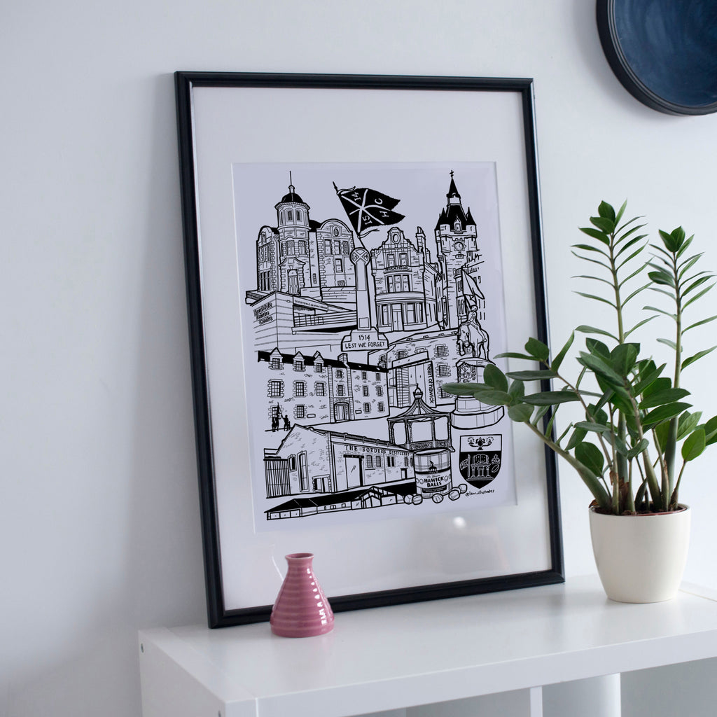 Hawick Print | Scottish Borders Art