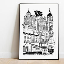 Load image into Gallery viewer, Hawick Print | Scottish Borders Art

