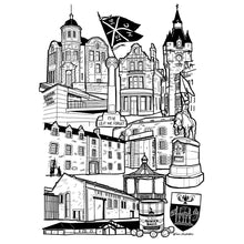 Load image into Gallery viewer, Hawick Print | Scottish Borders Art
