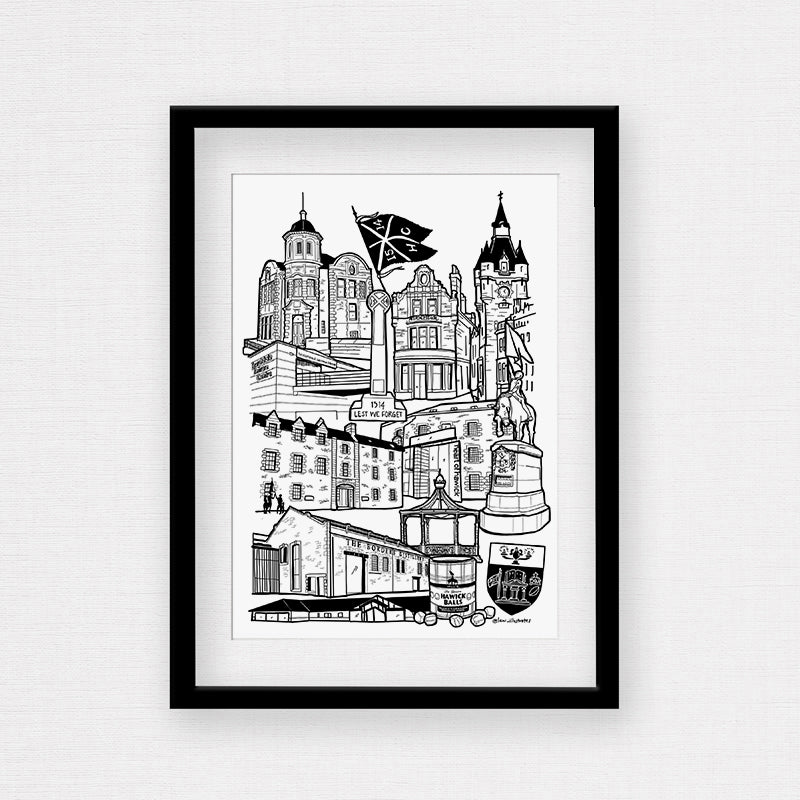 Hawick Print | Scottish Borders Art