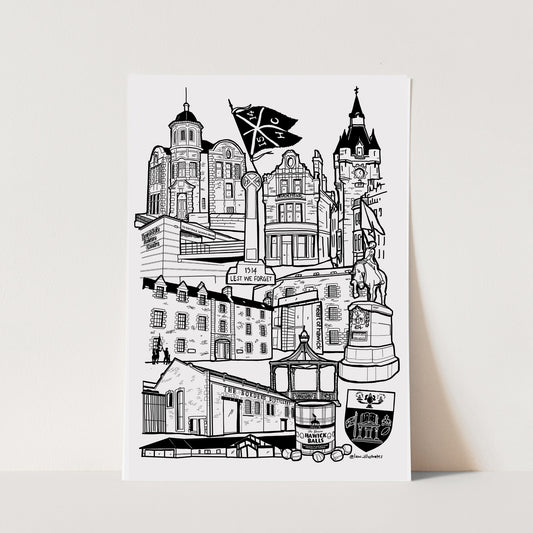 Hawick Print | Scottish Borders Art
