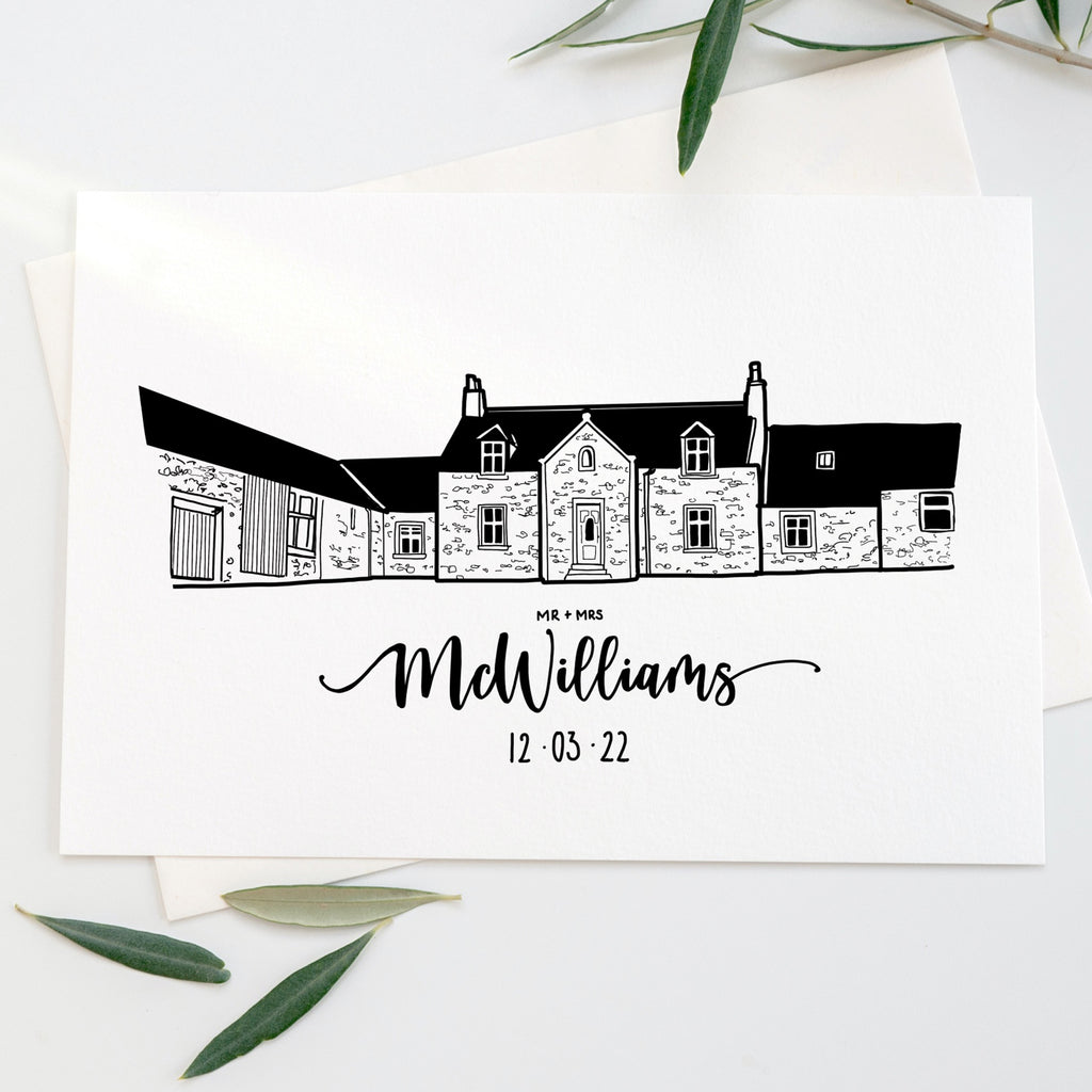 Personalised Print for Wedding Gift or Special Occasion