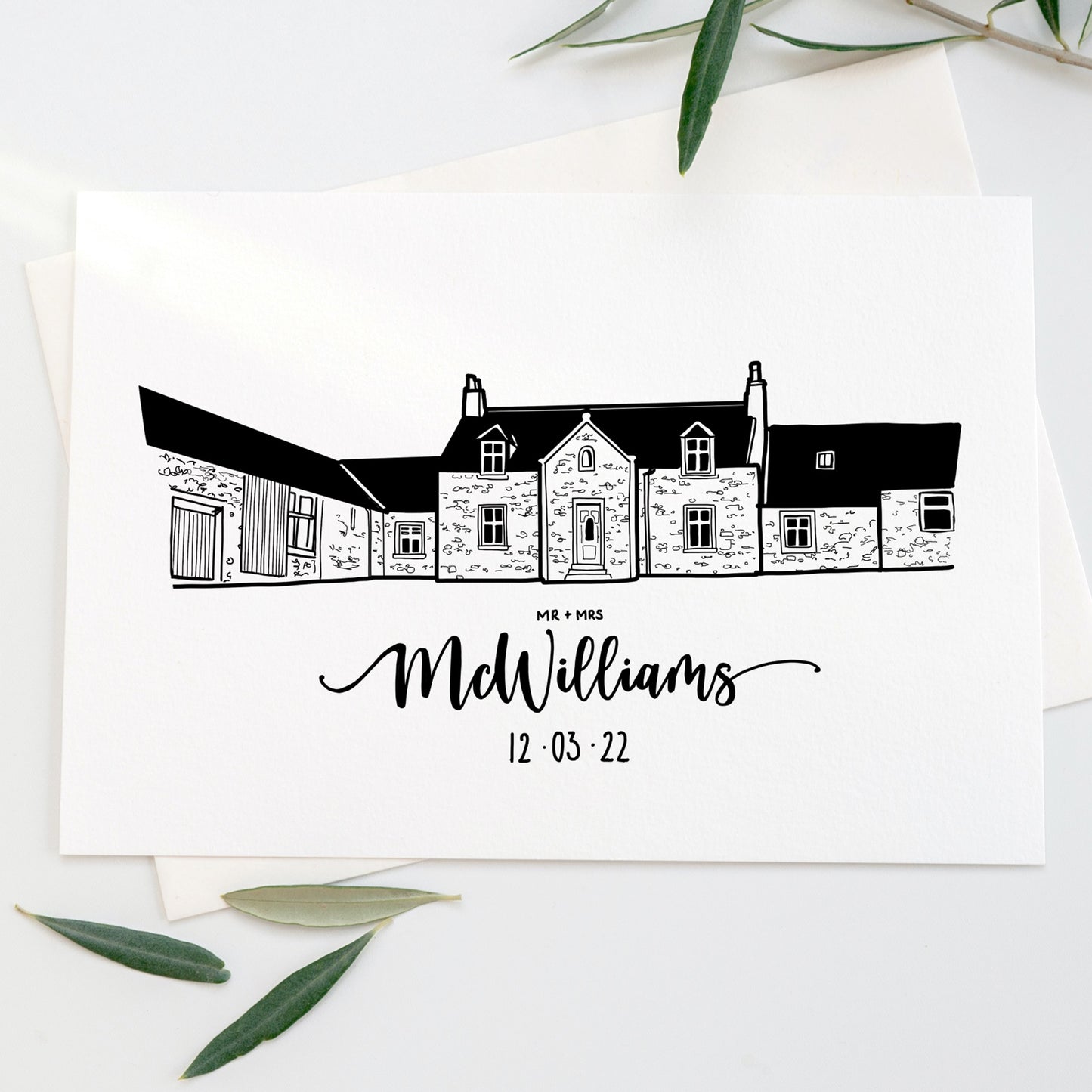 Personalised Print for Wedding Gift or Special Occasion