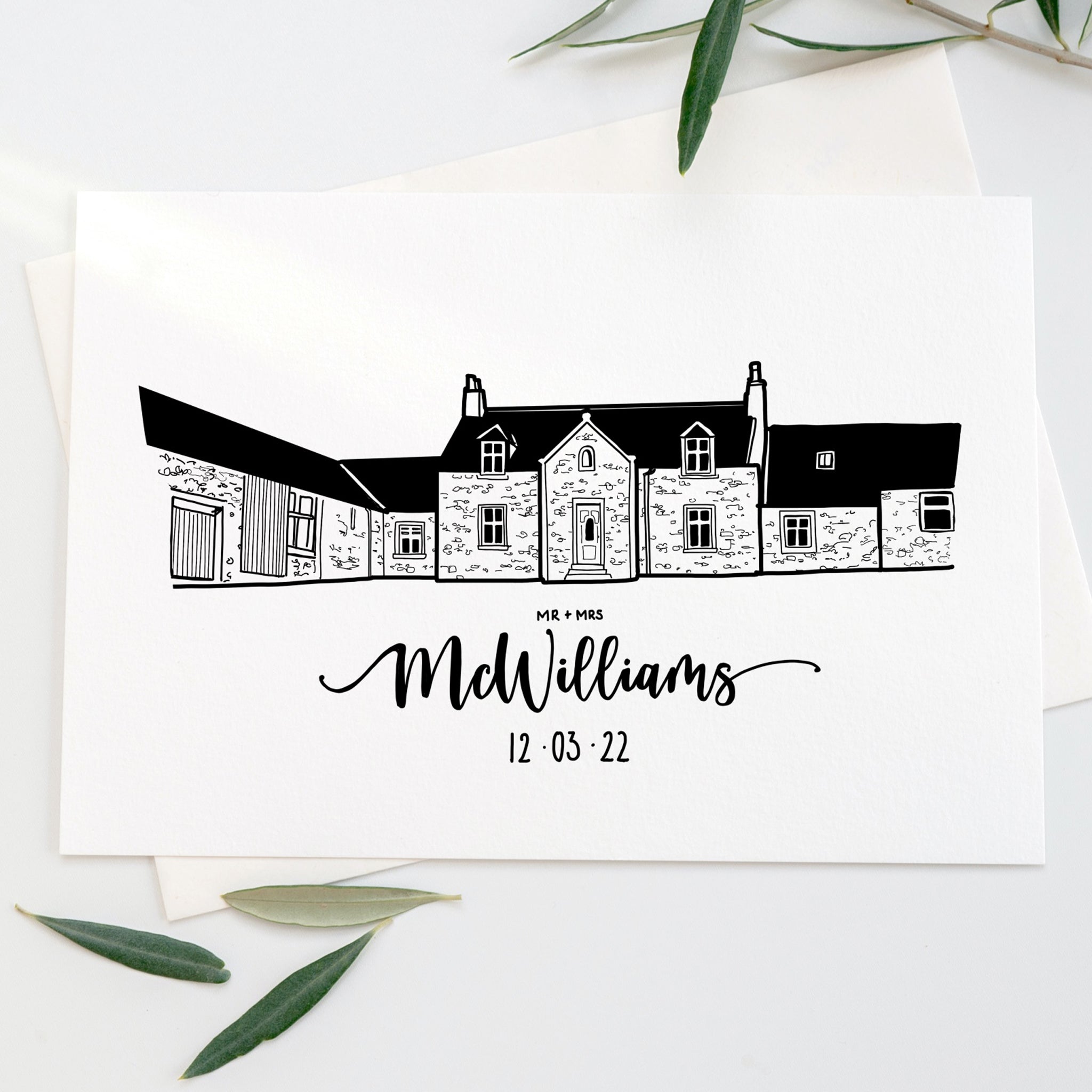 Personalised Print for Wedding Gift or Special Occasion