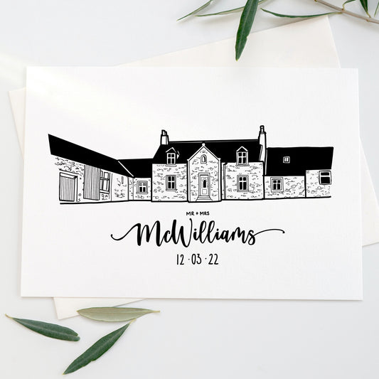 Personalised Print for Wedding Gift or Special Occasion