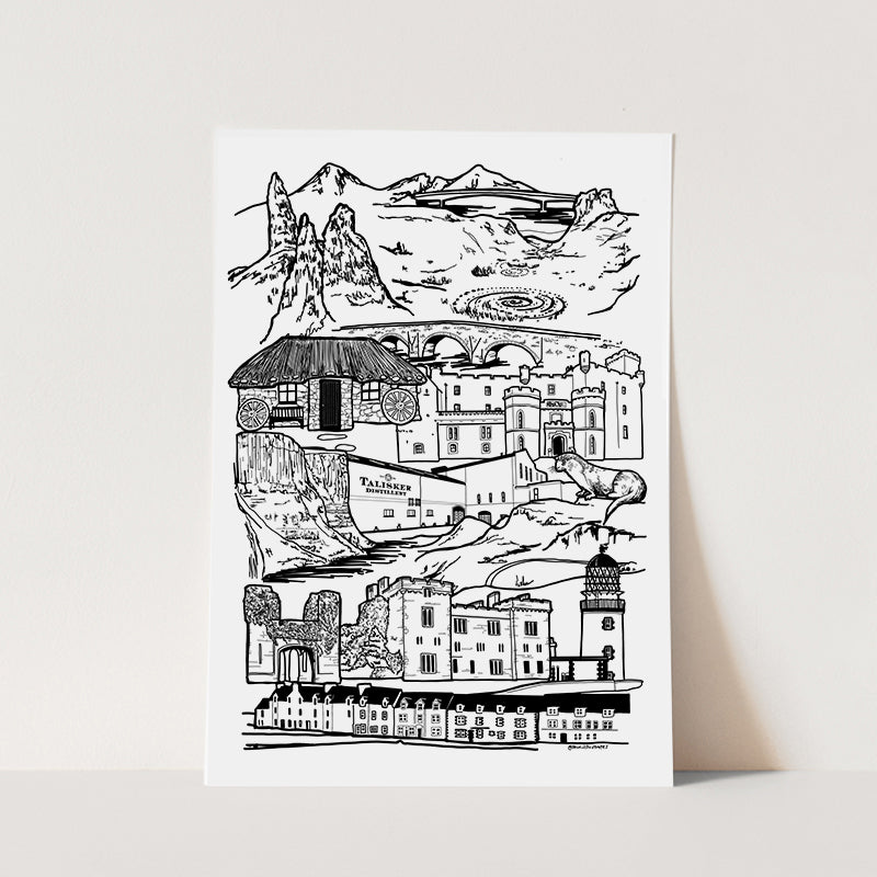 Isle of Skye art Print
