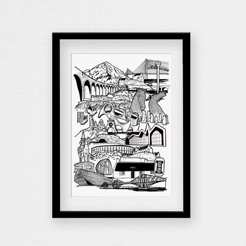 Scotland Illustration Print