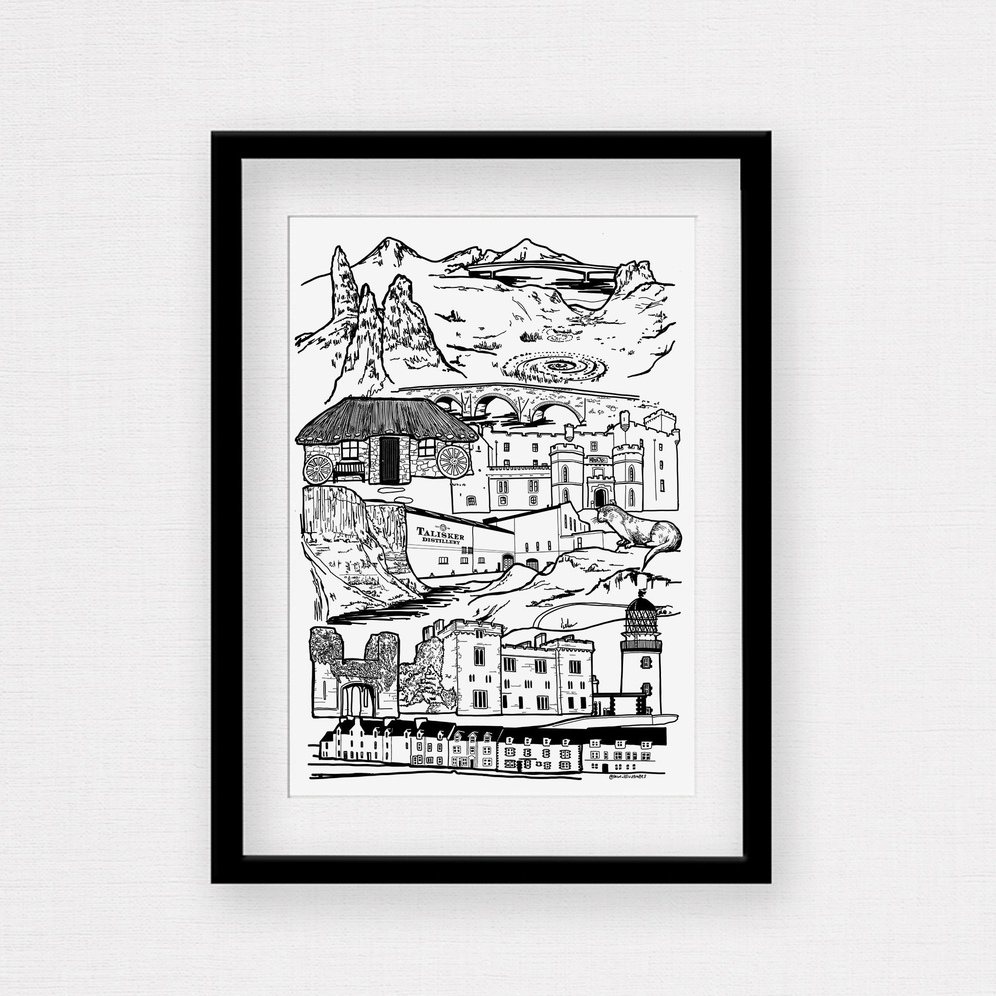 Isle of Skye art Print